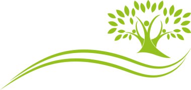 Ağaç, insanlar, bahçıvan, naturopath, arka plan
