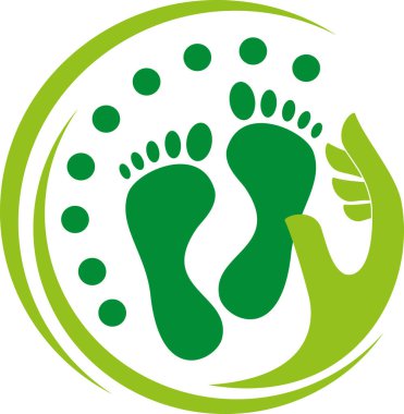 Feet, chiropractor, orthopaedics, physiotherapy, massage, logo