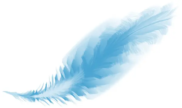 Пір Птах Пташине Перо Логотип — стоковий вектор