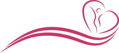 Woman, gynecologist, wellness, lifestyle, logo, background