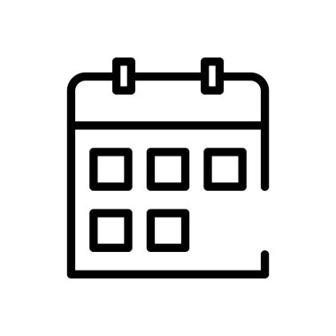 Yuvarlak Vuruş Takvimi Simgesi