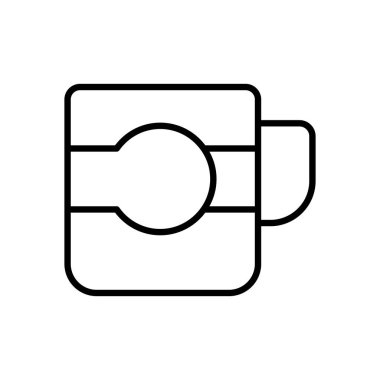 Yuvarlak Kurgulanabilir Felç Kahve Kupası Simgesi