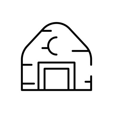 Düzenlenebilir Yuvarlak Vuruş Evi Simgesi