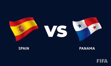 İspanya - Panama Futbol Maçı Şablonu