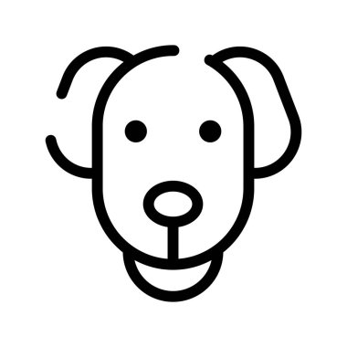 Yuvarlak Vuruş Köpek Simgesi