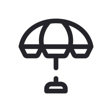 Yuvarlak Vuruş Şemsiyesi Simgesi