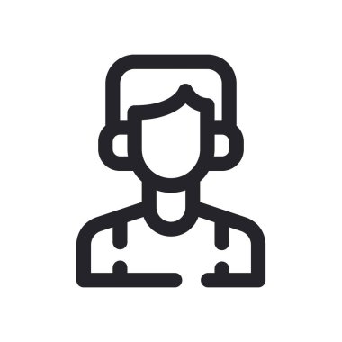 Yuvarlak Vuruşlu Kadın Simgesi