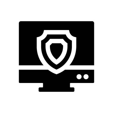 Yuvarlak Doldurulmuş Antivirüs Simgesi