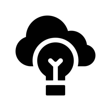 Yuvarlak Doldurulmuş Fikir Simgesi