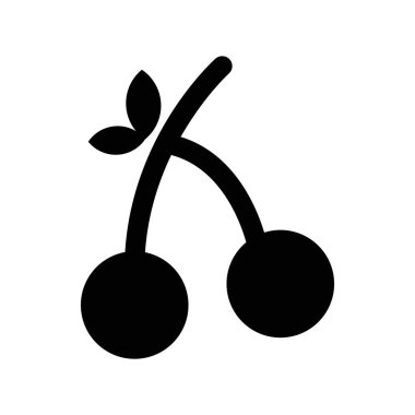 Yuvarlak Doldurulmuş Kiraz Simgesi