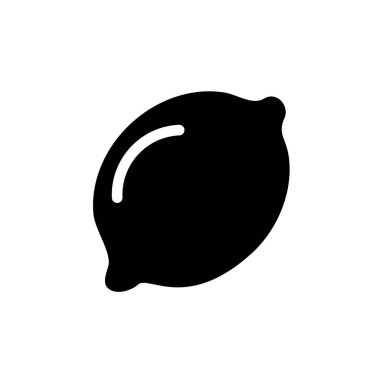 Yuvarlak Doldurulmuş Limon Simgesi