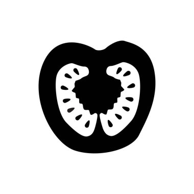 Yuvarlak Doldurulmuş Domates Simgesi