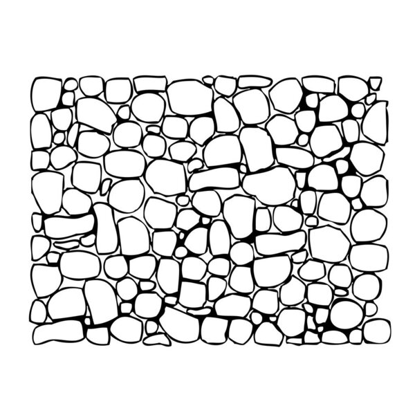 Разнообразный тип текстуры и узора камня. Натуральный материал в черно-белом стиле