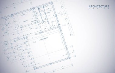 Kablo-çerçeve modu ve gradyan renk arkaplanı binasının mimari tasarımı. Genişletilmiş çizgiler ve çeşitli renklerde basit şekillerin doğrusal formları. Şeffaf yapının düz çizgisi