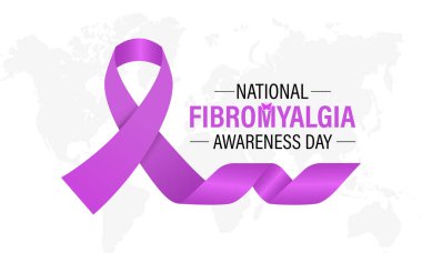 Uluslararası Fibromiyalji Farkındalık Günü, 12 Mayıs. Kronik ağrı ve yorgunluk insanları bu görünmez hastalıkla etkiler. Web sitesi afişleri, kartlar, baskılar, sosyal medya ve geçmiş.