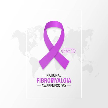 Uluslararası Fibromiyalji Farkındalık Günü, 12 Mayıs. Kronik ağrı ve yorgunluk insanları bu görünmez hastalıkla etkiler. Web sitesi afişleri, kartlar, baskılar, sosyal medya ve geçmiş.