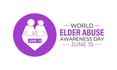 Dünya Yaşlıları İstismar Bilinci Günü her yıl 15 Haziran 'da kutlanır. Yetişkin adam ve Gerçekçi Kurdele 'yle el ele tutuşmak. Banner yasaları ve arkaplan tasarımı yoluyla ağırbaşlı yaşlanmayı teşvik etmeyi amaçlıyor.