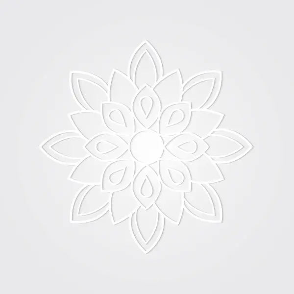 Vektör çiçek mandala. Geometrik süslemeli mandalalar, siyah arka planda izole edilmiş sanat eserleri. Meditasyon, yoga, pankart, kına ve şeffaf arkaplan ile ilgili çeşitli tasarım unsurları