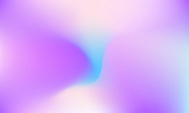 Canlı Pastel Gradyan Arkaplanı. Soyut sıvı arkaplan. Gradyan ağ efekti vektör tasarımı. Yumuşak Akışkan Soyut Tasarım Mor, Mavi ve Pembe. Web kapakları, reklam afişleri, posterler, broşürler.