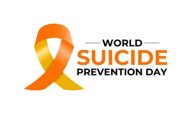 Dünya İntihar Önleme Günü 10 Eylül 'de kutlandı. Bu ay, intihar önleme ve akıl sağlığıyla ilgili küresel farkındalığı artırın. Afiş, sosyal medya ve arka plan tasarımı. Vektör.