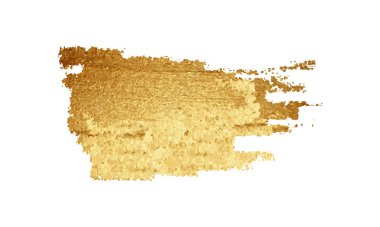 Soyut Boya Dokuları Yüksek Çözünürlüklü Altın Fırça Vuruşu Koleksiyonunun vektör çizimi. Metalik altın renkleri, zarif altın rengi, Splash Gold Folyo deseni seti. Şeffaf arkaplan pankartı.