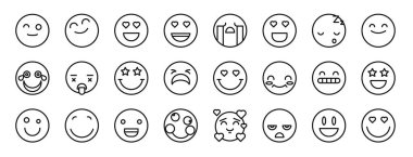 Rapor, sunum, diyagram, web tasarımı, mobil uygulama gibi 24 ana hatlı web simgesi simgesi seti: