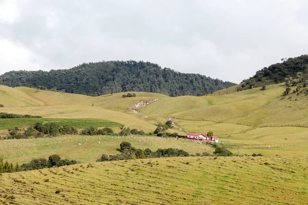 Bulutlu güzel dağ manzarası