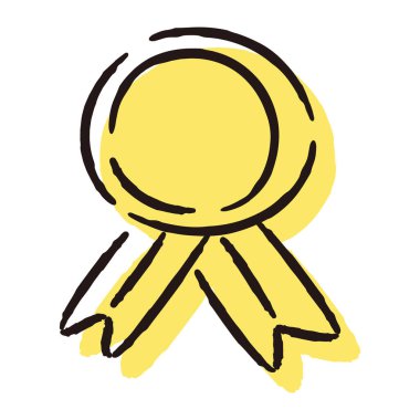 Elle çizilmiş gevşek ve şirin sıralama parçaları. Kaba ve şık bir izlenimle bitirmek için ideal. Vektör illüstrasyonu.