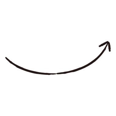 El yapımı gevşek ve şirin ok parçaları. Kaba ve şık bir izlenimle bitirmek için ideal. Vektör illüstrasyonu.