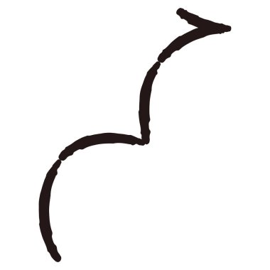 El yapımı gevşek ve şirin ok parçaları. Kaba ve şık bir izlenimle bitirmek için ideal. Vektör illüstrasyonu.