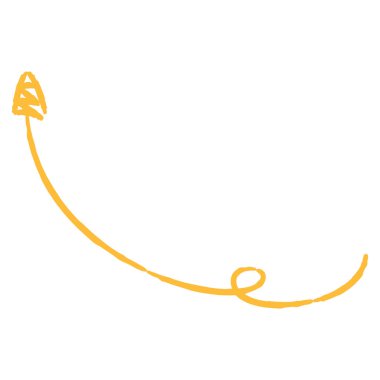 El yapımı gevşek ve şirin ok parçaları. Kaba ve şık bir izlenimle bitirmek için ideal. Vektör illüstrasyonu.