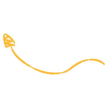 El yapımı gevşek ve şirin ok parçaları. Kaba ve şık bir izlenimle bitirmek için ideal. Vektör illüstrasyonu.