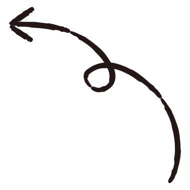 El yapımı gevşek ve şirin ok parçaları. Kaba ve şık bir izlenimle bitirmek için ideal. Vektör illüstrasyonu.