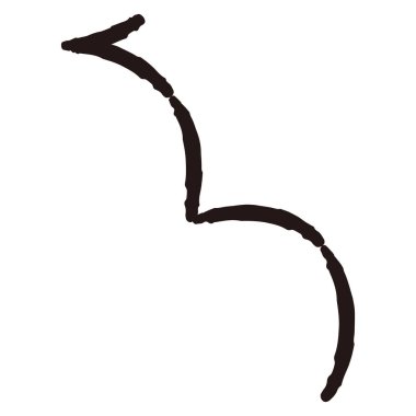 El yapımı gevşek ve şirin ok parçaları. Kaba ve şık bir izlenimle bitirmek için ideal. Vektör illüstrasyonu.