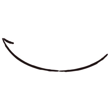 El yapımı gevşek ve şirin ok parçaları. Kaba ve şık bir izlenimle bitirmek için ideal. Vektör illüstrasyonu.