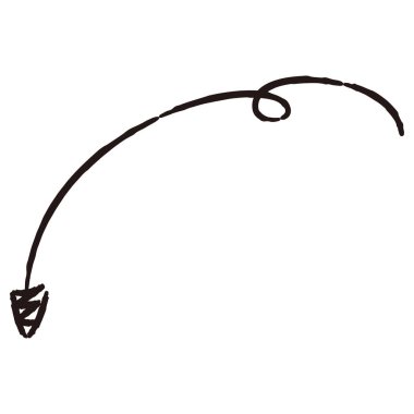 El yapımı gevşek ve şirin ok parçaları. Kaba ve şık bir izlenimle bitirmek için ideal. Vektör illüstrasyonu.