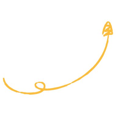 El yapımı gevşek ve şirin ok parçaları. Kaba ve şık bir izlenimle bitirmek için ideal. Vektör illüstrasyonu.