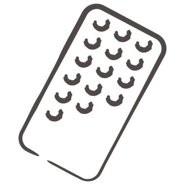 Elle çizilmiş, gevşek ve şirin ikonlar. Kaba ve şık bir izlenim yaratmak için mükemmel. Vektör illüstrasyonu.