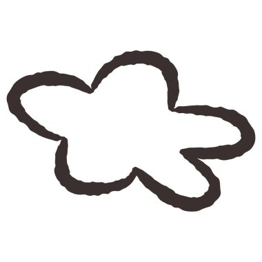 El yapımı, gevşek ve şirin tasarım malzemesi. Kaba ve şık bir izlenim yaratmak için mükemmel. Vektör illüstrasyonu.