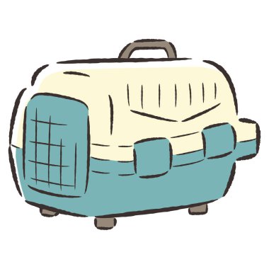 Evcil hayvan malzemelerinin el yapımı, gevşek ve sevimli çizimleri. Kaba ve şık bir izlenim. Vektör illüstrasyonu.