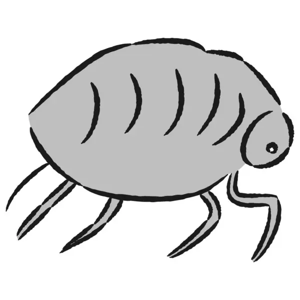 Baş belalarının el çizimi. Kaba ve şık bir izlenim. Vektör illüstrasyonu.