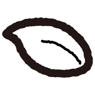 Doğal bir görüntünün gevşek ve şirin bir el çizimi çizimi. Kaba ve şık bir izlenim. Vektör illüstrasyonu.