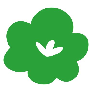 Gevşek ve şirin bir el yapımı çiçek çizimi. Kaba ve şık bir izlenim. Vektör illüstrasyonu.