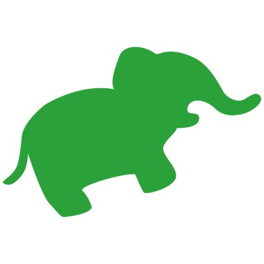 Fil tasarımı sembolü çizimi. Şık bir izlenim. Vektör illüstrasyonu.