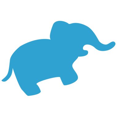 Fil tasarımı sembolü çizimi. Şık bir izlenim. Vektör illüstrasyonu.