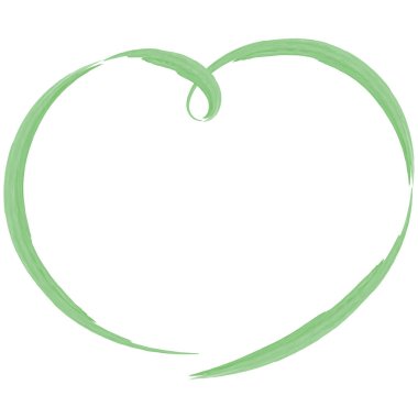 Sevimli, gevşek, elle çizilmiş kalp şeklinde bir çerçeve. Kaba ve şık bir izlenim. Vektör illüstrasyonu.