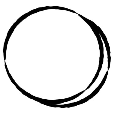 Elle çizilmiş, gevşek ve şirin bir para (para) çizimi. Kaba ve şık bir izlenim. Vektör illüstrasyonu.