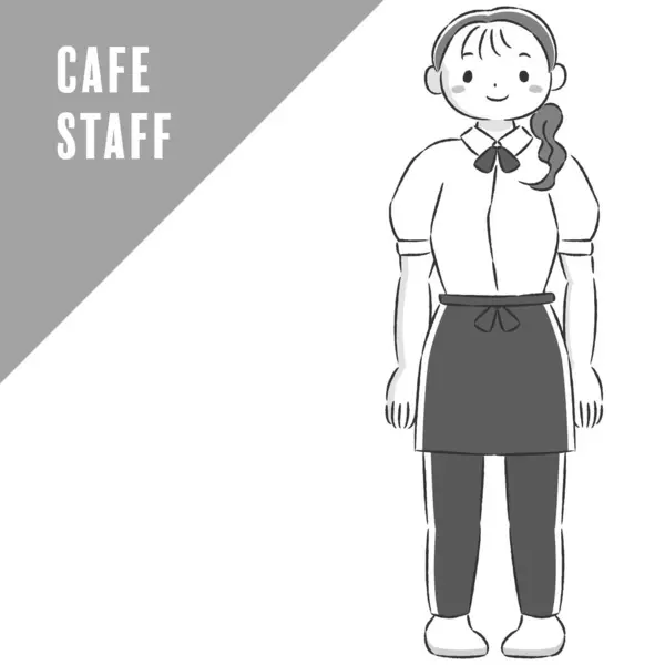 El çizimi, rahat ve sevimli bir karakter çizimi. Kaba ve şık bir izlenim. Vektör illüstrasyonu.