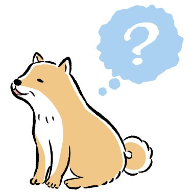 Elle çizilmiş, gevşek ve yaşlı köpeklerle ilgilenmenin sevimli bir örneği. Kaba ve şık bir izlenim. Vektör illüstrasyonu.