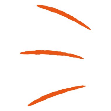 Elle çizilmiş, gevşek ve şirin çek işaretleri parçaları. Kaba ve şık bir izlenim yaratmak için mükemmel. Vektör illüstrasyonu.